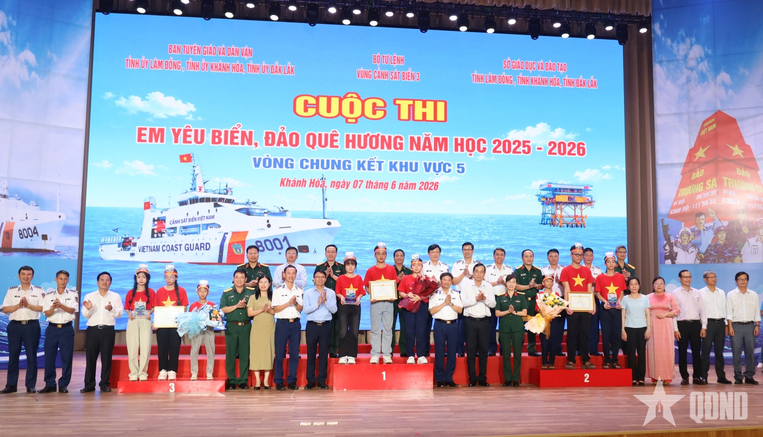 Đội Biển Xanh (Lâm Đồng) đoạt giải Nhất Cuộc thi “Em yêu biển, đảo quê hương” khu vực 5